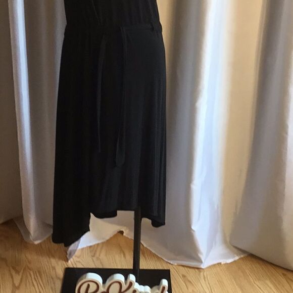 GAP tank style dress in black size medium tie frnt - Picture 3 of 13